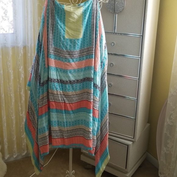 26/28 Multi Color Long Sleeve dress - Picture 8 of 8